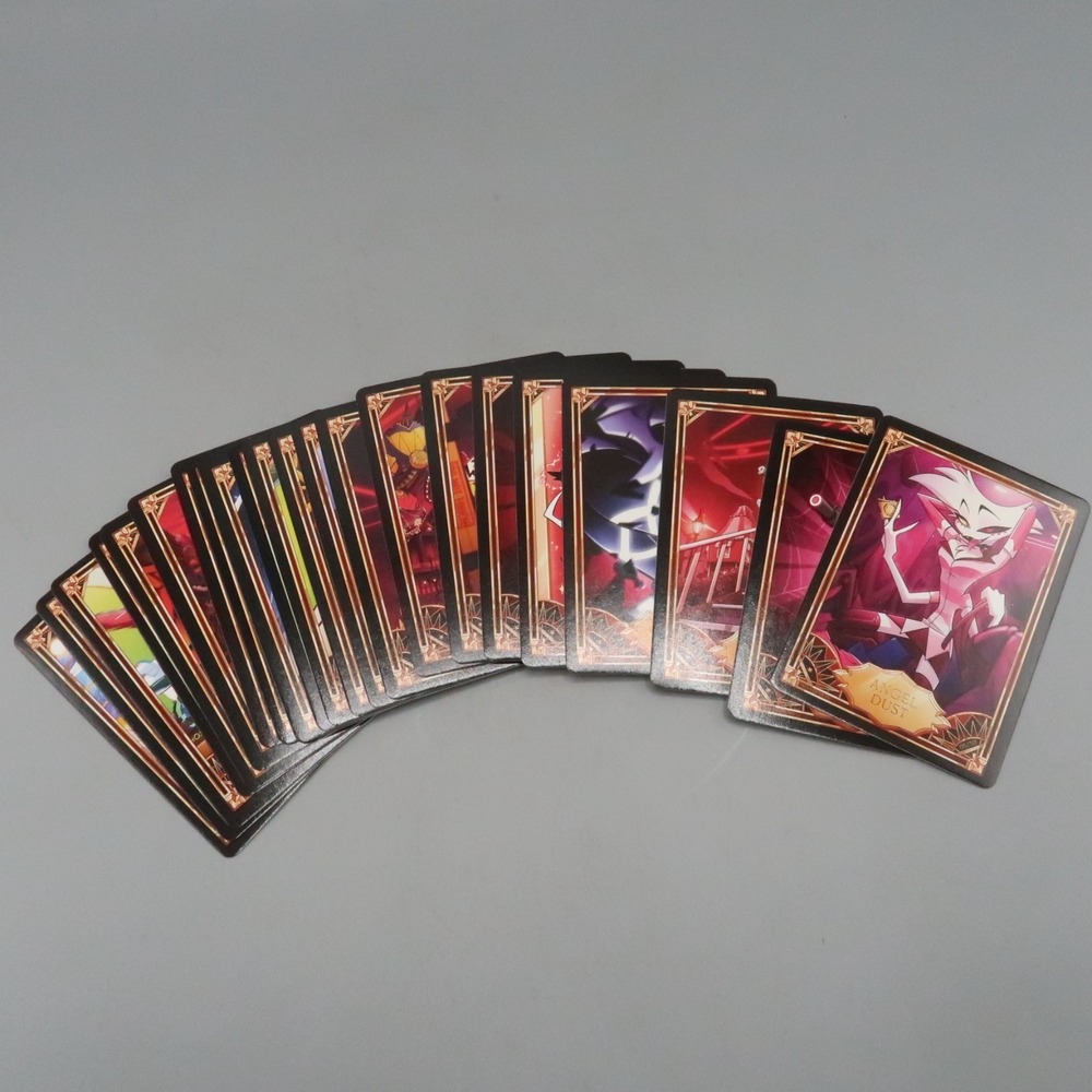 Hazbin Hotel Trading Card S1 2nd Edition almost complete non-foil set 22 out 50